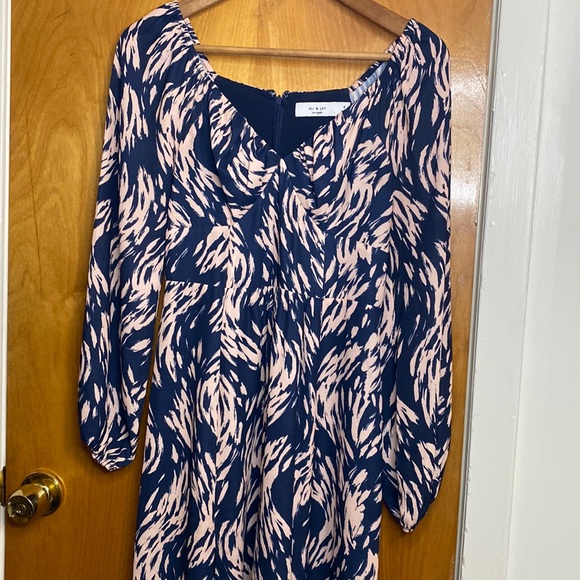 Ali & Jay Blue and Pink Midi Dress - Picture 3 of 10